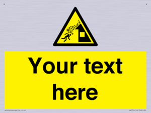 Custom warning roof avalanche